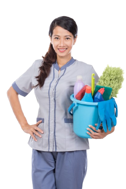 limpieza mucama mujer sonriendo removebg preview